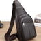 Luxury Chest Pack Men Crossbody Bag PU Leather Sling Bag For Travel 0