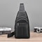 Luxury Chest Pack Men Crossbody Bag PU Leather Sling Bag For Travel 1