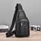 Luxury Chest Pack Men Crossbody Bag PU Leather Sling Bag For Travel 2