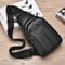 Luxury Chest Pack Men Crossbody Bag PU Leather Sling Bag For Travel 3
