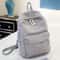 Corduroy School Backpack For Teenage Girls Trendy Striped Rucksack Travel Shoulder Bag 2