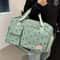 Large Capacity Casual Strawberry Print Duffel Bag with Multiple Compartments Ideal for Travel Gym and Everyday Use