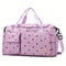 Large Capacity Casual Strawberry Print Duffel Bag with Multiple Compartments Ideal for Travel Gym and Everyday Use