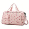 Large Capacity Casual Strawberry Print Duffel Bag with Multiple Compartments Ideal for Travel Gym and Everyday Use
