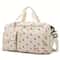 Large Capacity Casual Strawberry Print Duffel Bag with Multiple Compartments Ideal for Travel Gym and Everyday Use