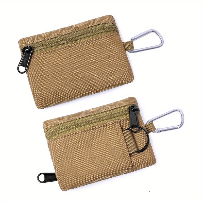 Tactical Coin Purse Key Bag Military Zipper Wallet Durable Waist Bag for Enthusiasts