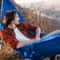 Portable Outdoor Hammock with Straps and Storage Bag Lightweight & Durable for Hiking Beach and Picnics