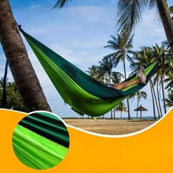 portable outdoor camping hammock anti rollover double hammock for beach backyard hiking and courtyard adventures
