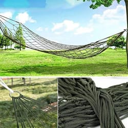 portable outdoor hammock swing for camping travel & backyard relaxation