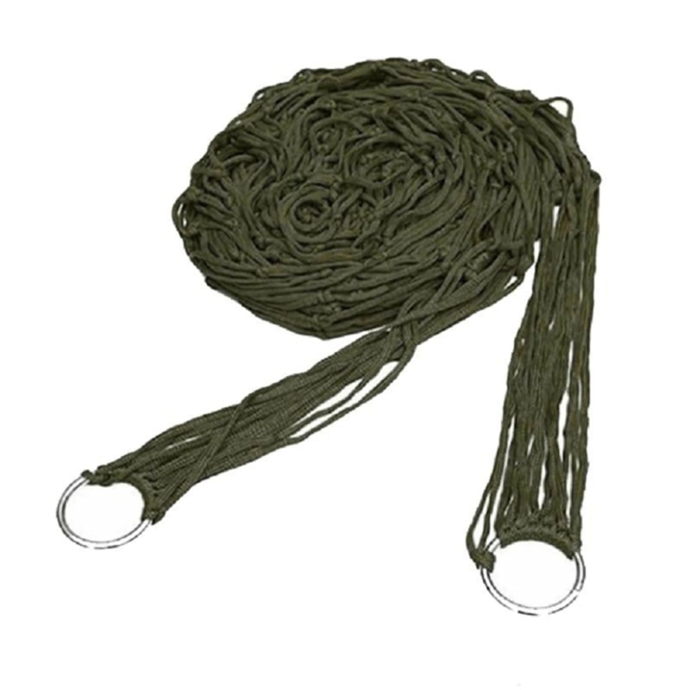 Portable Outdoor Sport Hammock Mesh Net Camping Hammock for Garden Beach Yard and Travel