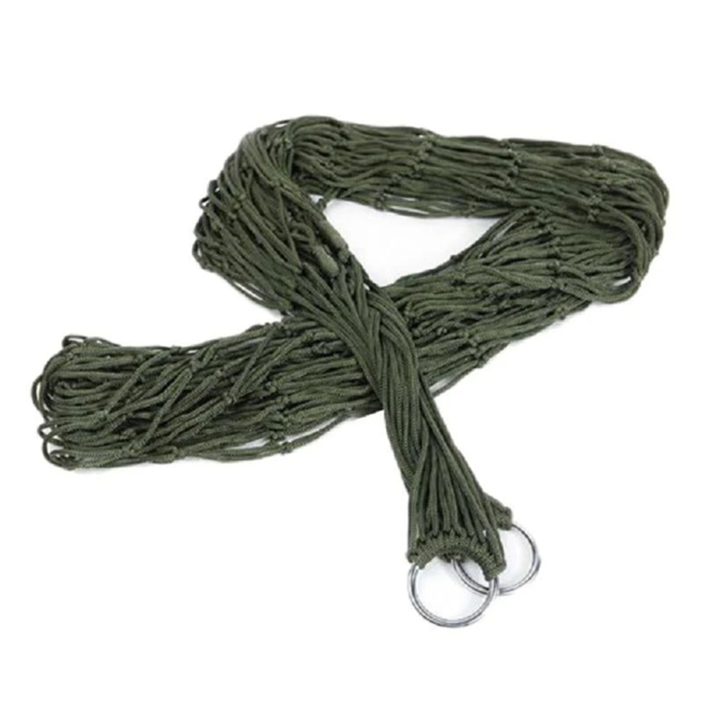 Portable Outdoor Sport Hammock Mesh Net Camping Hammock for Garden Beach Yard and Travel