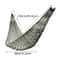 Portable Outdoor Sport Hammock Mesh Net Camping Hammock for Garden Beach Yard and Travel