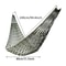 Portable Outdoor Sport Hammock Mesh Net Camping Hammock for Garden Beach Yard and Travel
