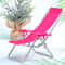 Miniature Folding Lounge Chair for Kids Coastal Outdoor Sunbath Model Prop