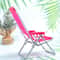 Miniature Folding Lounge Chair for Kids Coastal Outdoor Sunbath Model Prop