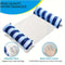 Foldable Striped Inflatable Lounge Chair Ideal For Swimming Pool Parties Beach Leisure With Net Ba 1