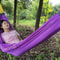 Portable Nylon Parachute Fabric Hammock For Outdoor Camping Hiking And Garden 0