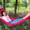 Portable Nylon Parachute Fabric Hammock For Outdoor Camping Hiking And Garden 3