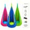 All In One Hanging Hammock Chair With Inflatable Pillow Heavy Duty Capacity Storage Pocket Indoor O 0