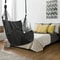 Outdoor Leisure Fabric Hammock Chair with Anti Rollover Design & Storage Bag for Dormitory Use