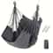 Outdoor Leisure Fabric Hammock Chair with Anti Rollover Design & Storage Bag for Dormitory Use