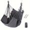 Outdoor Leisure Fabric Hammock Chair with Anti Rollover Design & Storage Bag for Dormitory Use
