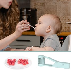 new grape cherry tomato strawberry cutter quarter slicer tool stainless steel kitchen gadget fruit cutter for toddlers
