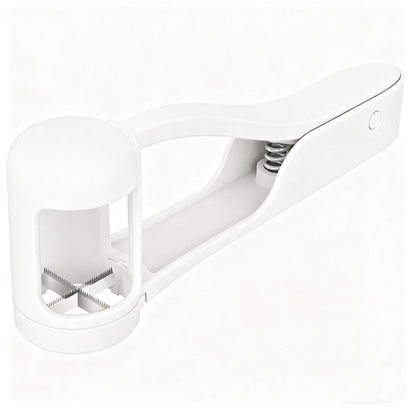 New Grape Cherry Tomato Strawberry Cutter Quarter Slicer Tool Stainless Steel Kitchen Gadget Fruit 7
