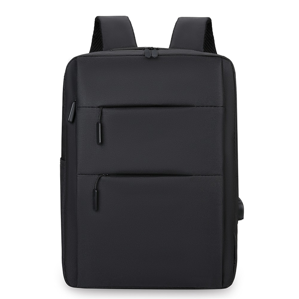 Multi Layer Zippered Laptop Backpack Durable Business Friendly Backpack for Work and Travel