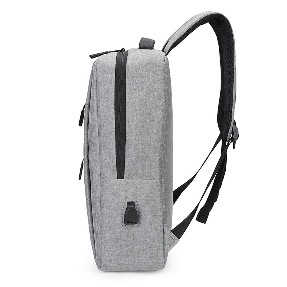Multi Layer Zippered Laptop Backpack Durable Business Friendly Backpack for Work and Travel