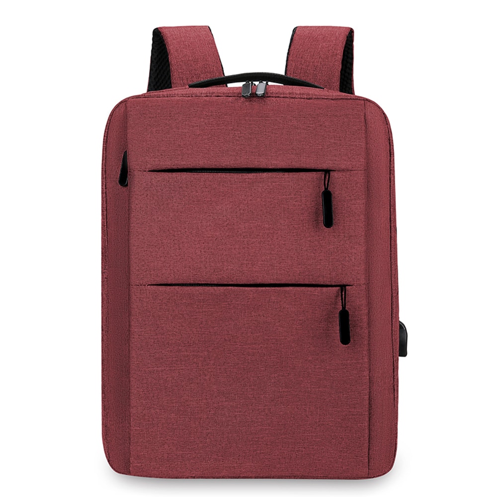 Multi Layer Zippered Laptop Backpack Durable Business Friendly Backpack for Work and Travel