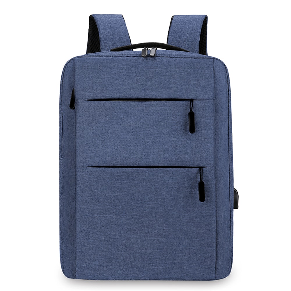 Multi Layer Zippered Laptop Backpack Durable Business Friendly Backpack for Work and Travel