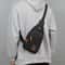 Mens Casual Crossbody Sling Bag for Running Cycling Travel & Sports Small Nylon Shoulder Pouch with Phone Holder
