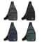 Mens Casual Crossbody Sling Bag for Running Cycling Travel & Sports Small Nylon Shoulder Pouch with Phone Holder
