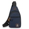 Mens Casual Crossbody Sling Bag for Running Cycling Travel & Sports Small Nylon Shoulder Pouch with Phone Holder