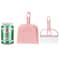 Mini Desktop Sweep Cleaning Brush Set Keyboard & Pet Dustpan Broom for Home Office and Pet Care