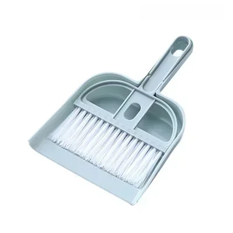 Mini Desktop Sweep Cleaning Brush Set Keyboard & Pet Dustpan Broom for Home Office and Pet Care
