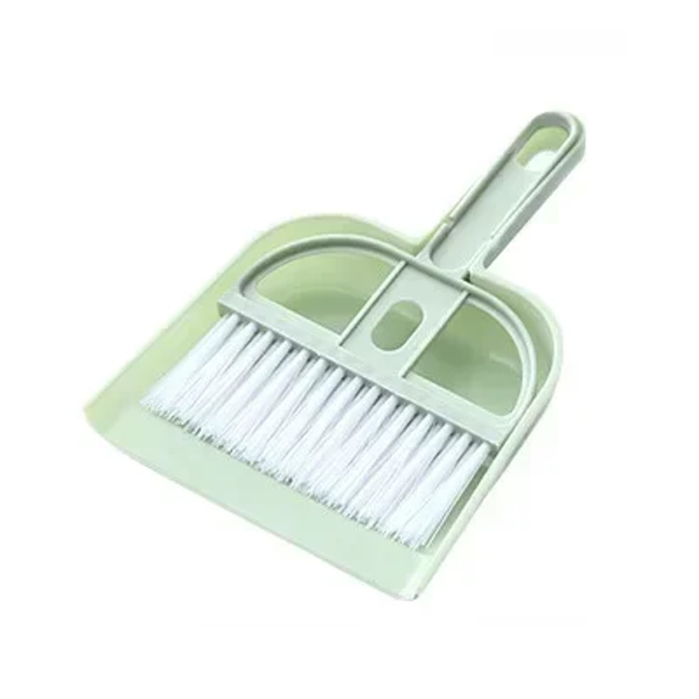 Mini Desktop Sweep Cleaning Brush Set Keyboard & Pet Dustpan Broom for Home Office and Pet Care