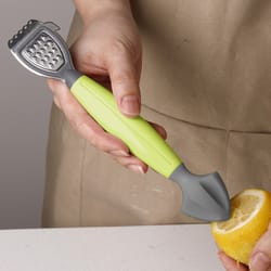 soft handled lemon zester & fruit grater multi purpose citrus zester for juicing & grating