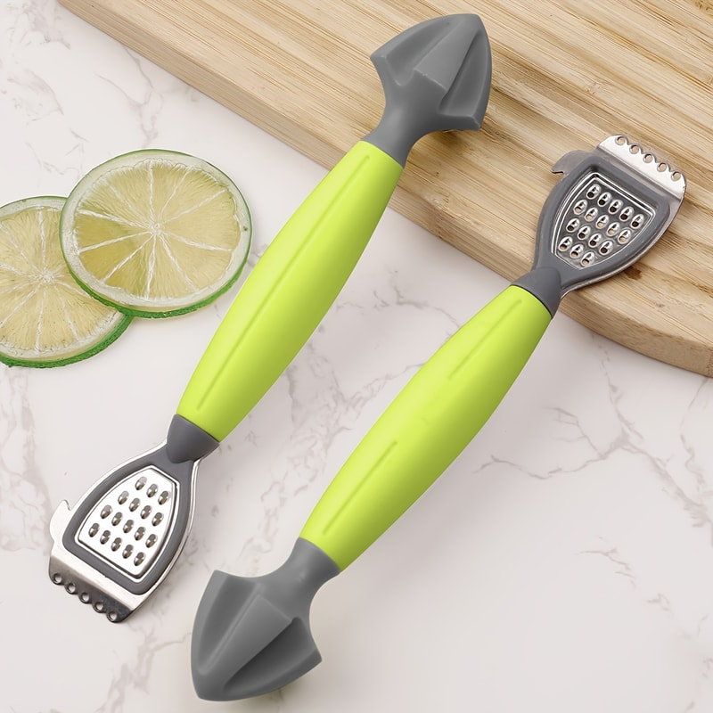 Soft Handled Lemon Zester & Fruit Grater Multi Purpose Citrus Zester for Juicing & Grating