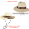 Vintage Western Straw Cowboy Hat for Men & Women Wide Brim Sun Protection & Stylish Outdoor Accessory