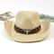 Vintage Western Straw Cowboy Hat for Men & Women Wide Brim Sun Protection & Stylish Outdoor Accessory