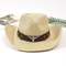 Vintage Western Straw Cowboy Hat for Men & Women Wide Brim Sun Protection & Stylish Outdoor Accessory
