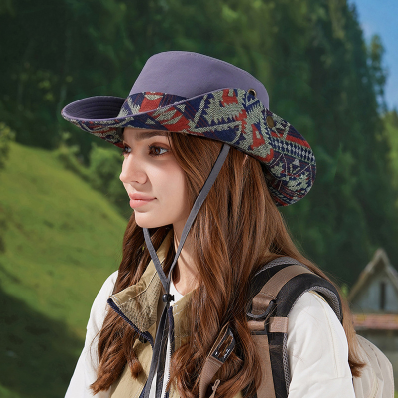 Premium Wide Brim Sun Hat for Men & Women Breathable Outdoor Hiking & Fishing Protection with Foldable Design