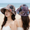 Retro Maple Leaf Wide Brim Foldable Sun Hat Stylish UV Protection Bucket Hat For Beach Travel Ever 1