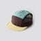 Retro Color Blocked Quick Dry Breathable Hat For Men Women 8