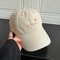 Macaron Floral Baseball Cap Soft Face Slimming Hat For Daily Wear 9