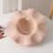 Elegant Straw Sun Hat With Floral Mesh Wide Brim Foldable Sun Protection Beach Hat For Women 1