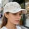 Luxury Butterfly Rhinestone Lace Baseball Cap Stylish Sun Protection Hat 1