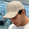 Luxury Rhinestone Baseball Cap With Sparkle Letter Accent Rhinestone Baseball Cap Streetwear Style 2